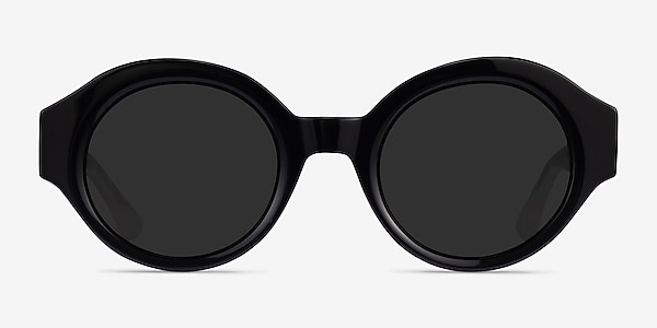 Supernova Black White Acetate Sunglass Frames