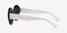 Supernova Black White AcetateSunglass Frames from EyeBuyDirect, Side View