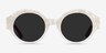 Supernova White Burgundy AcetateSunglass Frames from EyeBuyDirect, Front View