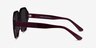 Florence Shiny Burgundy AcetateSunglass Frames from EyeBuyDirect, Side View