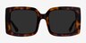 Nell Tortoise AcetateSunglass Frames from EyeBuyDirect, Front View