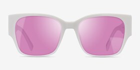 Myla Blanche Acétate Soleil de Lunette de vue d'EyeBuyDirect, Vue de Face