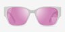 Myla White AcetateSunglass Frames from EyeBuyDirect, Front View