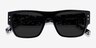 Espy Black AcetateSunglass Frames from EyeBuyDirect, Closed View