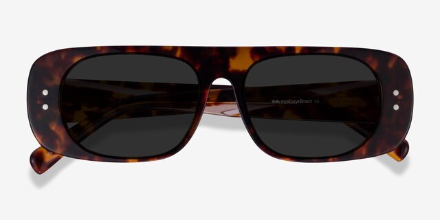 Eartha Tortoise AcetateSunglass Frames from EyeBuyDirect, Closed View