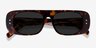 Eartha Tortoise AcetateSunglass Frames from EyeBuyDirect, Closed View