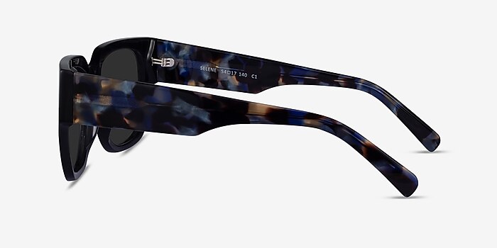 Selene Black Floral Acetate Sunglass Frames from EyeBuyDirect