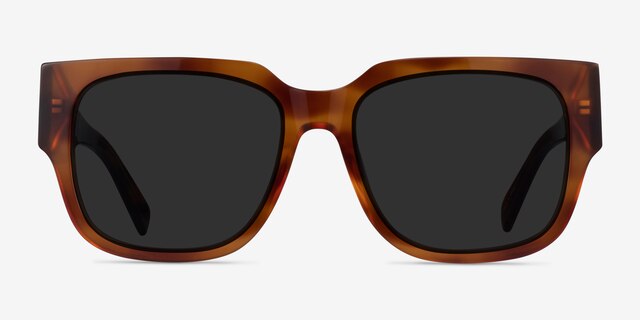 Selene Brown Tortoise AcetateSunglass Frames from EyeBuyDirect, Front View