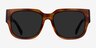 Selene Brown Tortoise AcetateSunglass Frames from EyeBuyDirect, Front View