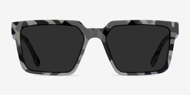 Ava Camouflage AcetateSunglass Frames from EyeBuyDirect, Front View