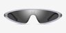 Sonic Clear PlasticSunglass Frames from EyeBuyDirect, Front View