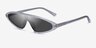 Sonic Clear PlasticSunglass Frames from EyeBuyDirect, Angle View