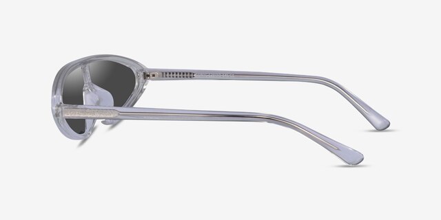 Sonic Clear PlasticSunglass Frames from EyeBuyDirect, Side View