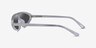Sonic Clear PlasticSunglass Frames from EyeBuyDirect, Side View