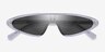 Sonic Clear PlasticSunglass Frames from EyeBuyDirect, Closed View