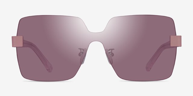 Archytas Pink AcetateSunglass Frames from EyeBuyDirect, Front View