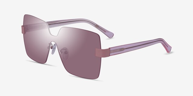 Archytas Pink AcetateSunglass Frames from EyeBuyDirect, Angle View