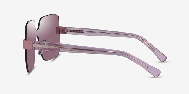 Archytas Pink AcetateSunglass Frames from EyeBuyDirect, Side View