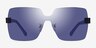 Archytas Black AcetateSunglass Frames from EyeBuyDirect, Front View