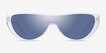 Oracle Clear Floral AcetateSunglass Frames from EyeBuyDirect, Front View