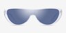 Oracle Clear Floral AcetateSunglass Frames from EyeBuyDirect, Front View
