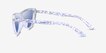 Oracle Clear Floral AcetateSunglass Frames from EyeBuyDirect, Side View