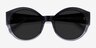 Trice Clear Black Clear AcetateSunglass Frames from EyeBuyDirect, Closed View
