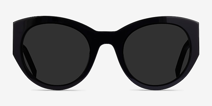 Gratia Black Acetate Sunglass Frames from EyeBuyDirect