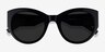 Gratia Black AcetateSunglass Frames from EyeBuyDirect, Closed View
