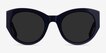 Gratia Navy AcetateSunglass Frames from EyeBuyDirect, Front View