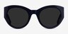 Gratia Navy AcetateSunglass Frames from EyeBuyDirect, Front View