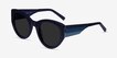 Gratia Navy AcetateSunglass Frames from EyeBuyDirect, Angle View