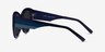 Gratia Navy AcetateSunglass Frames from EyeBuyDirect, Side View