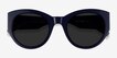 Gratia Navy AcetateSunglass Frames from EyeBuyDirect, Closed View