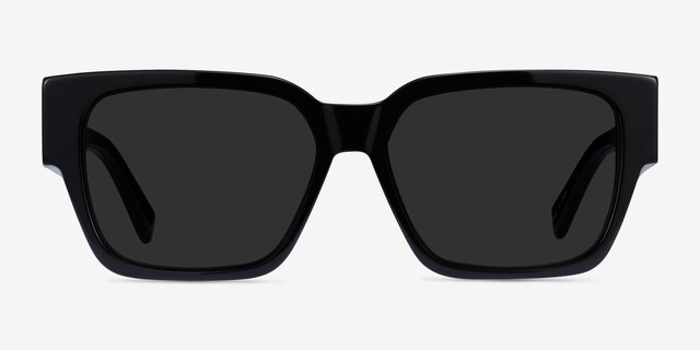 Gladwell Black AcetateSunglass Frames from EyeBuyDirect, Front View