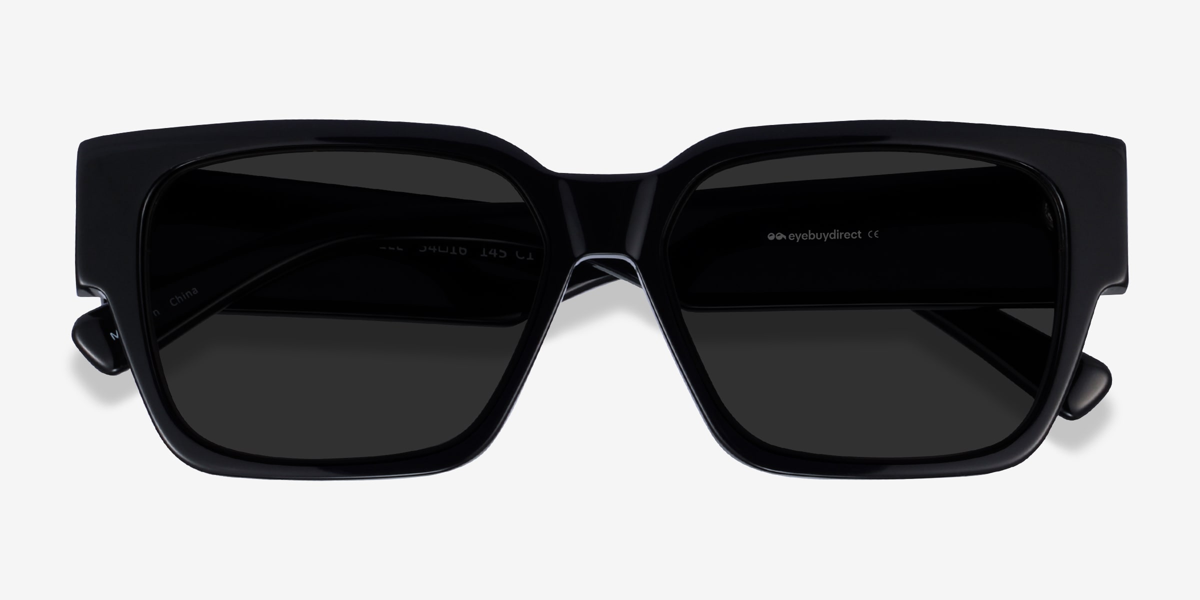 Gladwell - Square Black Frame Prescription Sunglasses | Eyebuydirect