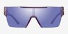 Striata Clear Purple PlasticSunglass Frames from EyeBuyDirect, Front View