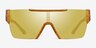 Striata Clear Yellow PlasticSunglass Frames from EyeBuyDirect, Front View