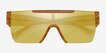 Striata Clear Yellow PlasticSunglass Frames from EyeBuyDirect, Closed View