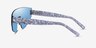Cybernetic Blue Floral AcetateSunglass Frames from EyeBuyDirect, Side View