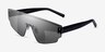 Cybernetic Black AcetateSunglass Frames from EyeBuyDirect, Angle View