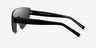Cybernetic Black AcetateSunglass Frames from EyeBuyDirect, Side View