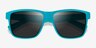 Uplift Aqua Gray PlasticSunglass Frames from EyeBuyDirect, Closed View
