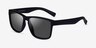 Buoy Black Gray PlasticSunglass Frames from EyeBuyDirect, Angle View