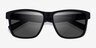 Buoy Black Gray PlasticSunglass Frames from EyeBuyDirect, Closed View