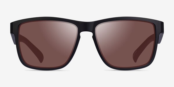 Row - Square Black Brown Frame Prescription Sunglasses | Eyebuydirect