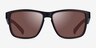 Row Black Brown PlasticSunglass Frames from EyeBuyDirect, Front View