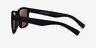 Row Black Brown PlasticSunglass Frames from EyeBuyDirect, Side View