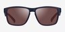 Raft Navy Brown PlasticSunglass Frames from EyeBuyDirect, Front View
