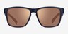 Still Navy Gold PlasticSunglass Frames from EyeBuyDirect, Front View